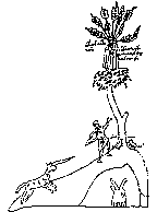 Миниатюра из Углицкой Псалтири 1485 г. Аллегорическое изображение жизни человека. Дерево символизирует человеческую жизнь, единорог - смерть, две мыши в подножии дерева - день и ночь, пропасть - мир, исполненный зла и обмана