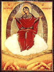 Икона Божией Матери, именуемая "Спорительница хлебов"