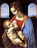 Мадонна Литта. Леонардо да Винчи. Около 1480 г. Для увеличения щелкните по картинке.