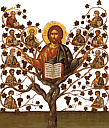 Икона Христос Виноградная Лоза (Христос Лоза истинная)