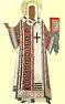 Митрополит Алексий с житием, икона. Дионисий. 1480-е гг.