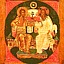 Один из иконографических типов Новозаветной Троицы — икона Сопрестолие