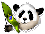 Панда: Государственный флаг Бразилии
