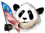 Панда: Государственный флаг Малайзии