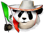 Панда: Государственный флаг Мексики