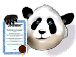 Панда: сертификат