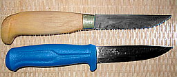 Нож (пуукко, puukko) №6316 от Иисакки Ярвенпя (Iisakki Järvenpää) и нож KJ Eriksson  №1-0546