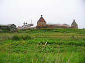 Соловецкий монастырь, вид от отеля Соло