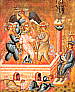 Икона Три отрока в пещи огненной, Новгород