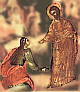 Фрагмент иконы Явление Христа Марии Магдалине, Греция, ок. 1600 г.