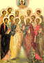Икона Собор апостолов, Новгород