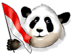 Панда: Государственный флаг Индонезии
