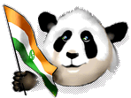 Панда: Государственный флаг Индии