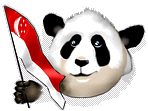 Панда: Государственный флаг Сингапура
